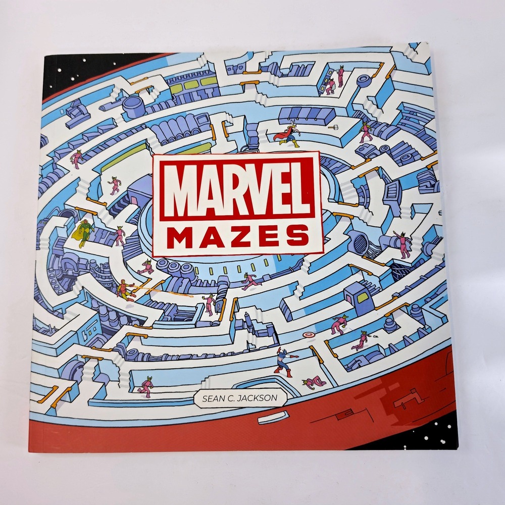 Marvel Marvel Mazes Activity Puzzle Book 2020 Softback Illustrations